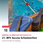 Logo Facebook Event 21. BFV Schwimmfest